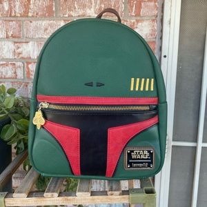 Loungefly mini backpack bobafett new